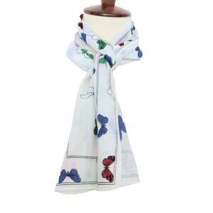 Vintage Eva MT Butterfly Scarf